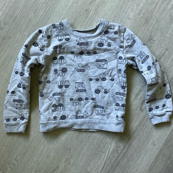 KoalaKids Grey tractor sweatshirt size 3T - Picture 1 of 5